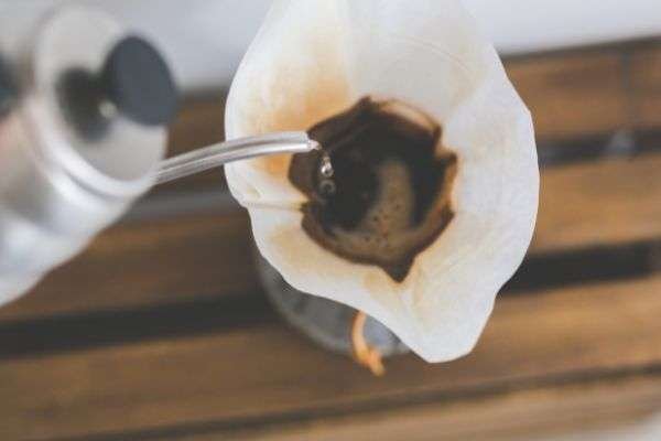 Pour over coffee using a Chemex